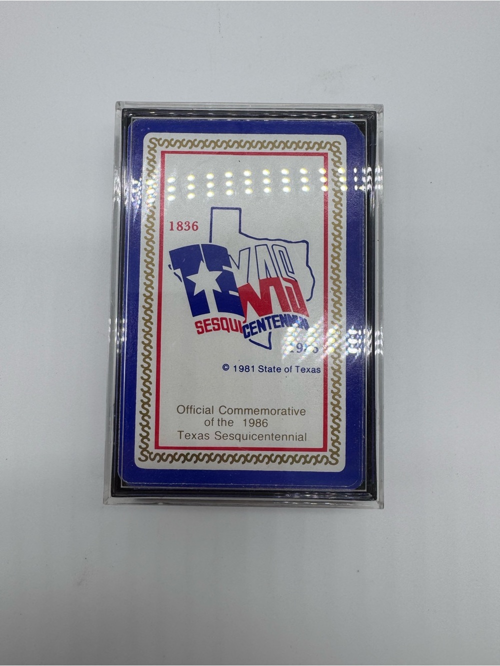 Vintage 1986 Texas Sesquicentennial Complete Playing Card Deck